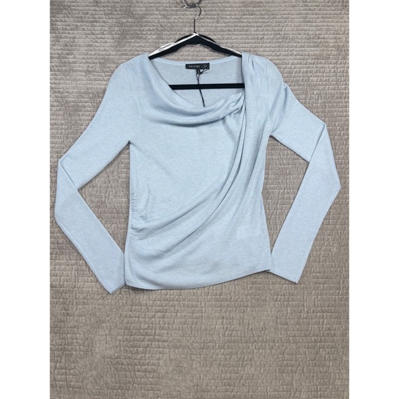DECJUBA Sweaters - DECJUBA Allie Twist Long-Sleeve Top Sky Blue Soft Cozy Sweater Size Small NWT